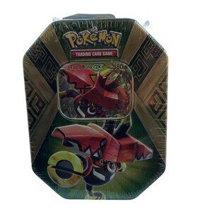 New  Factory Sealed Pokémon Trading Card Game Island Guardians Tin Tapu Bulu GX